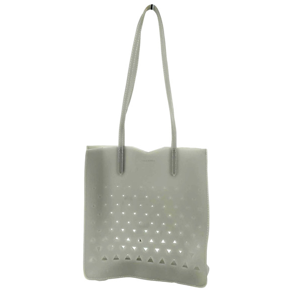 Eddie Borgo Neiman Marcus Gray Perforated Jelly Tote Bag EUC - Picture 2 of 11